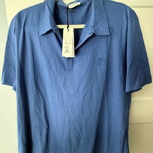 Versace Classic Blue Polo Shirt